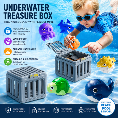 🔥HOT SALE 49% OFF 🔥 Kids Pool Diving Toys--With floating animals and weighted cages