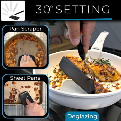 🔥Summer Flash Sale 50% OFF - Adjustable Angle Spatula – 2 PPSU Heads, Non-Toxic & PFAS-Free