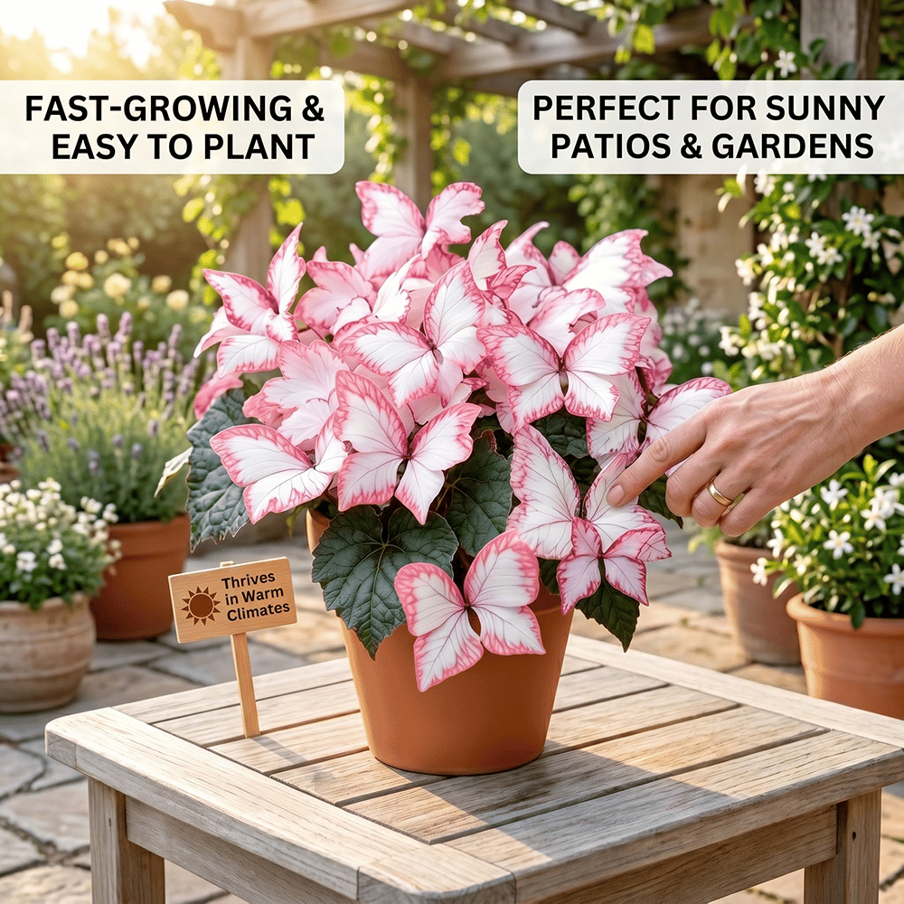🌸 Moonlight Butterfly Flower Seeds (100 capsules)