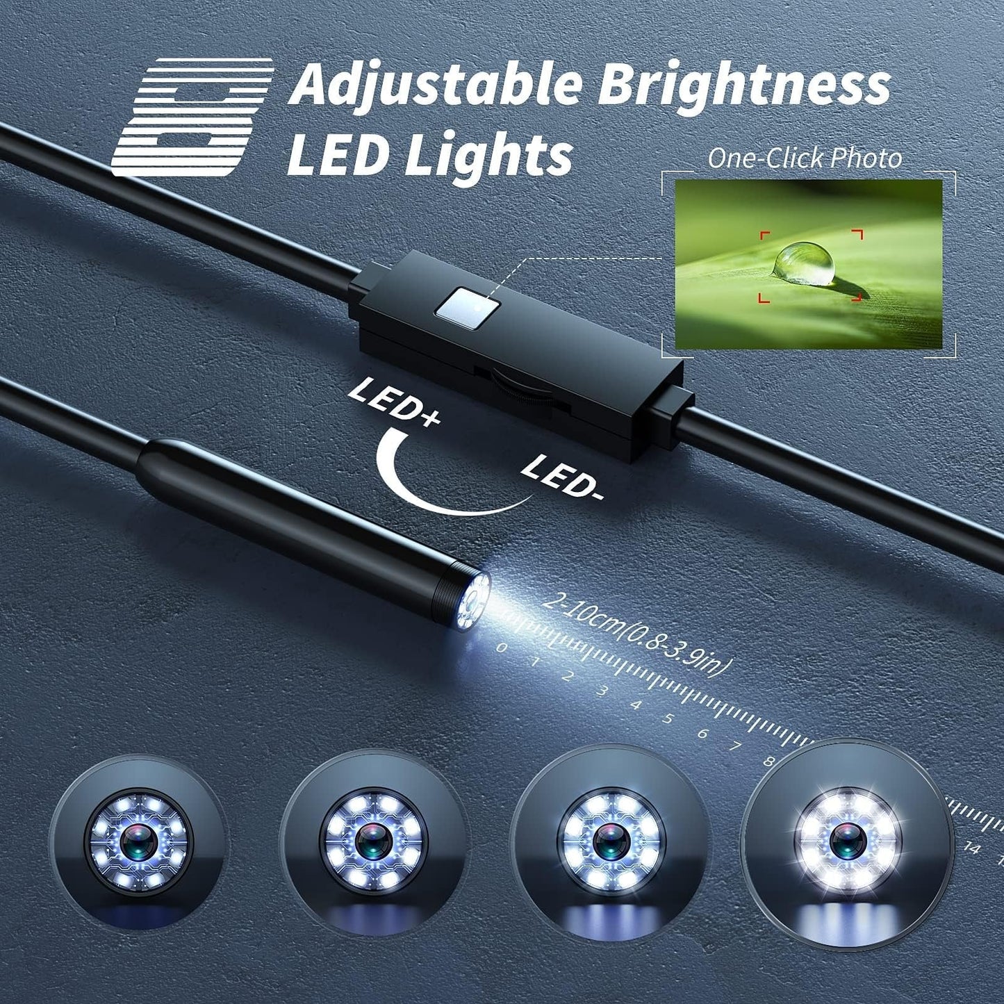 🔥Limited Time 50% Off✨Endoscope Camera with Light
