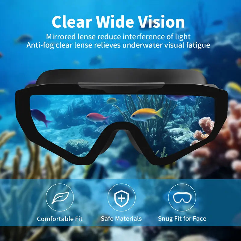 Outly HD Wide-View Swim Goggles | Anti-Fog, UV Protection & Leak-Proof