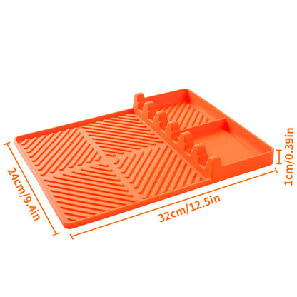 🔥LAST DAY SALE 50% OFF!!🔥Silicone Grill Mat for Side Shelf