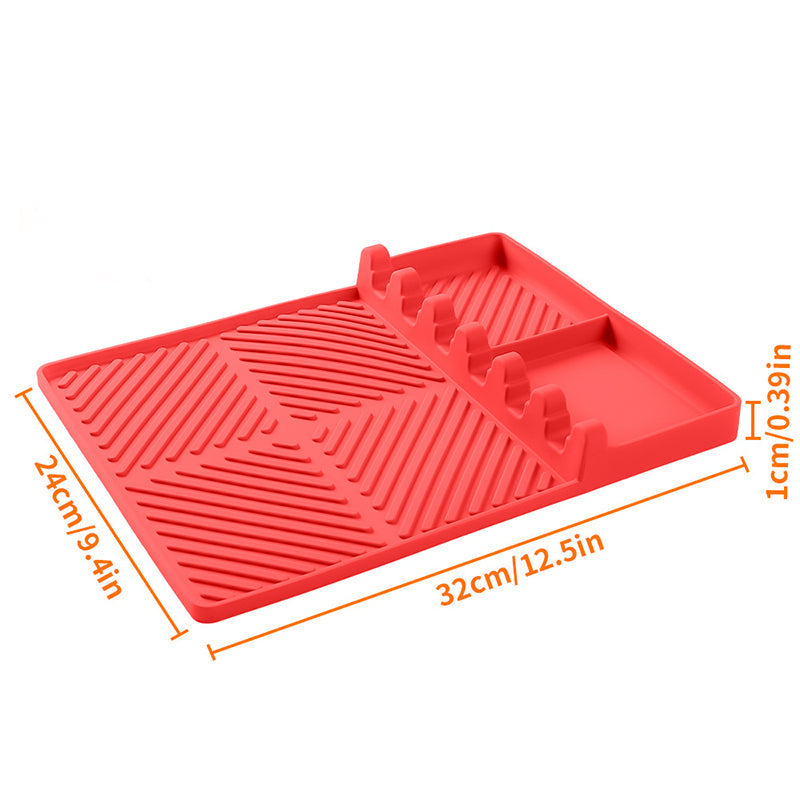 🔥LAST DAY SALE 50% OFF!!🔥Silicone Grill Mat for Side Shelf